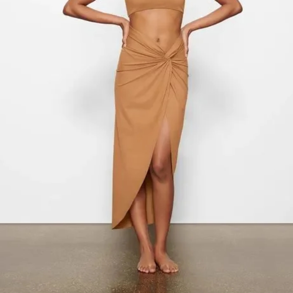 Skims Recycled Swim Sarong Skirt